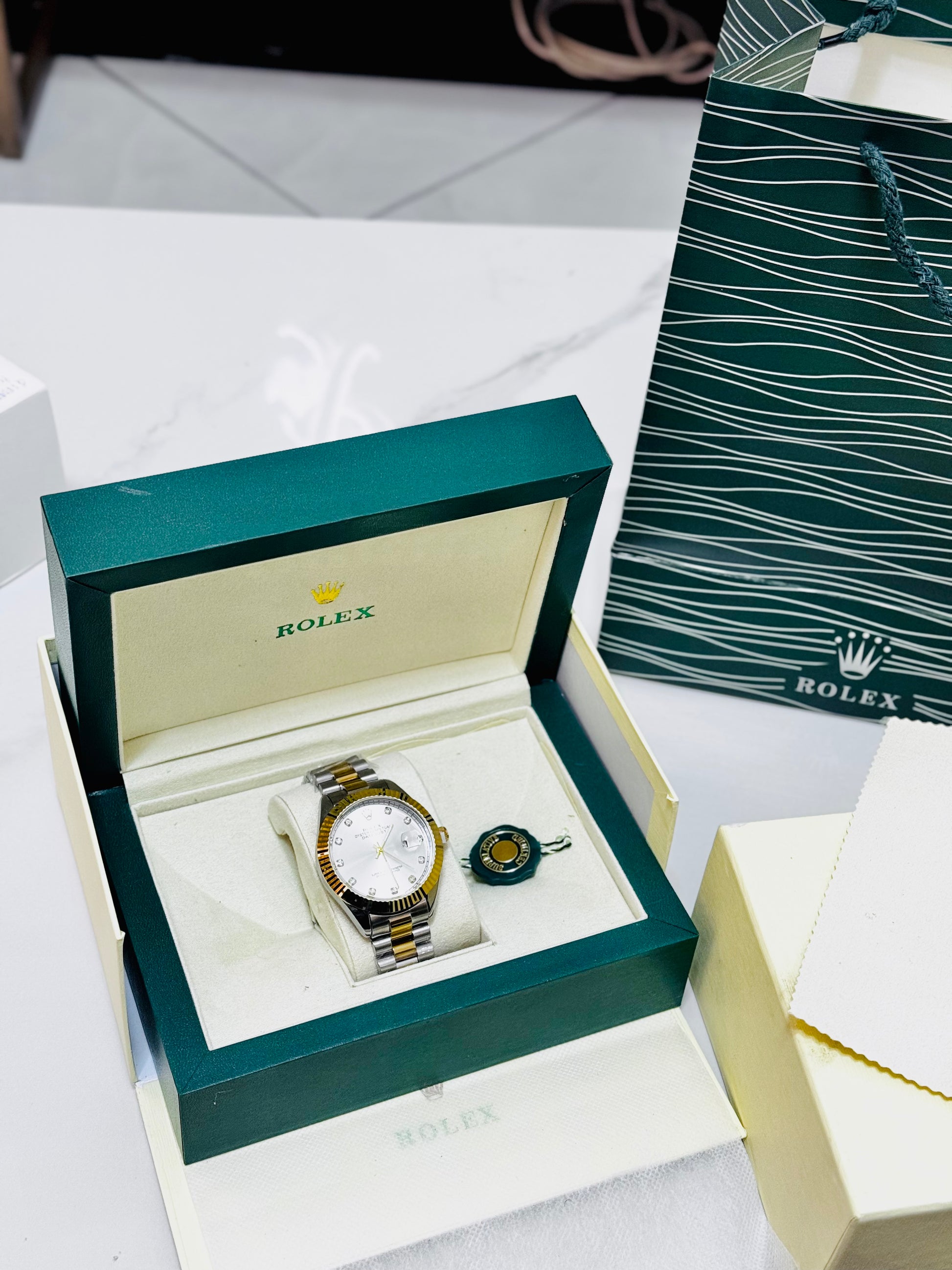ROLEX DATE JUST CHAMPAGNE