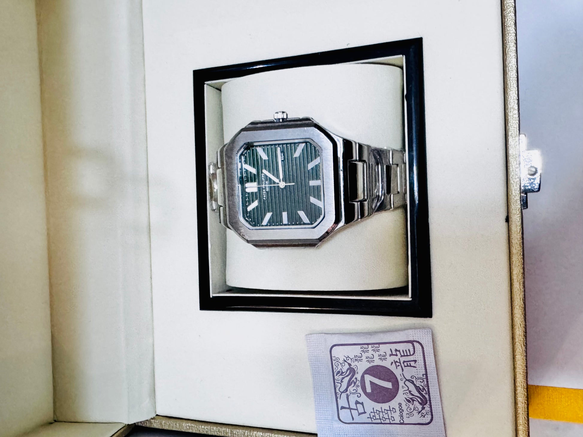 PATEK PHILIPPE WATCH CUBITUS GREEN DIAL AVAILABLE DOUALA