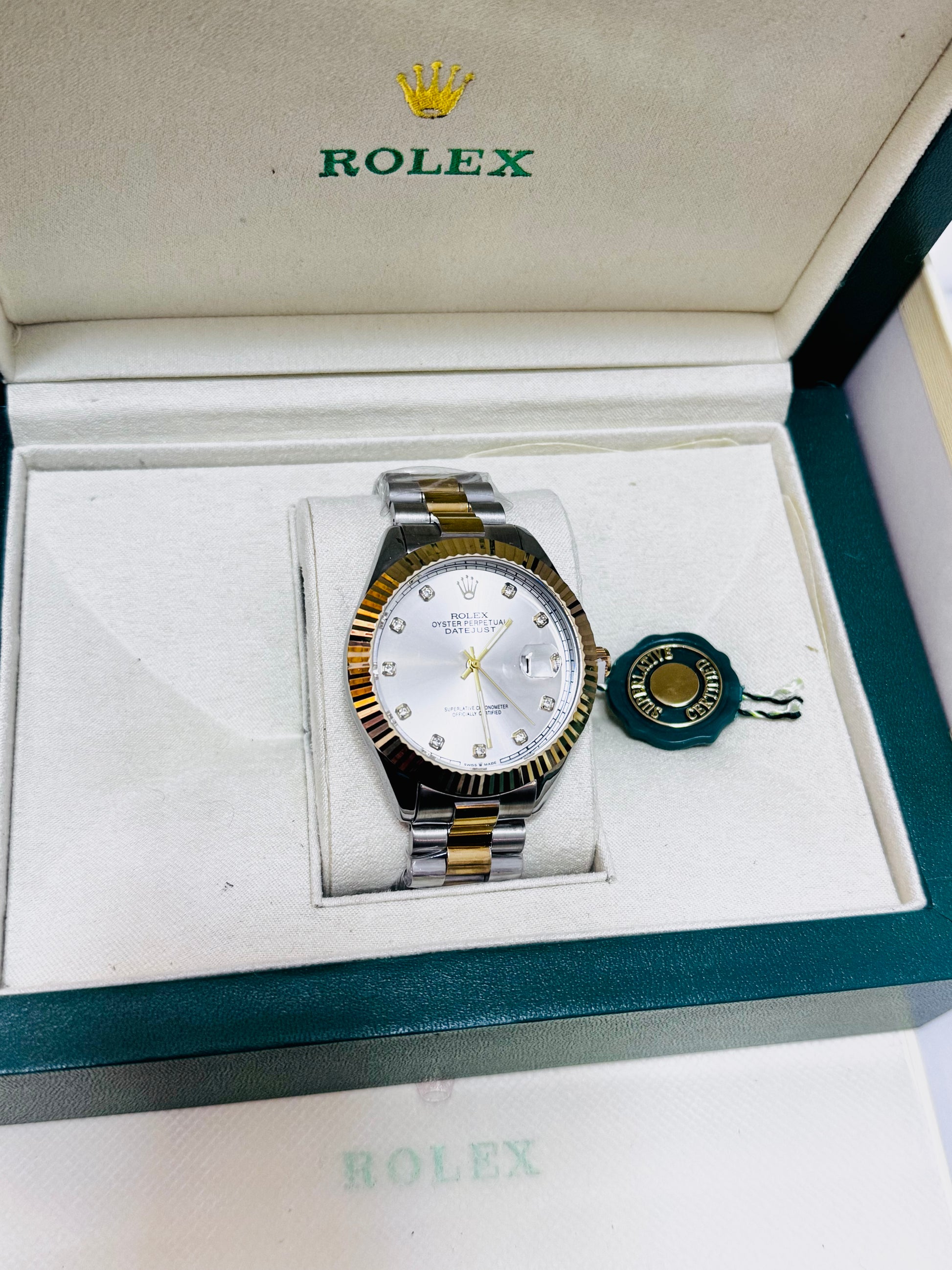 ROLEX DATE JUST CHAMPAGNE