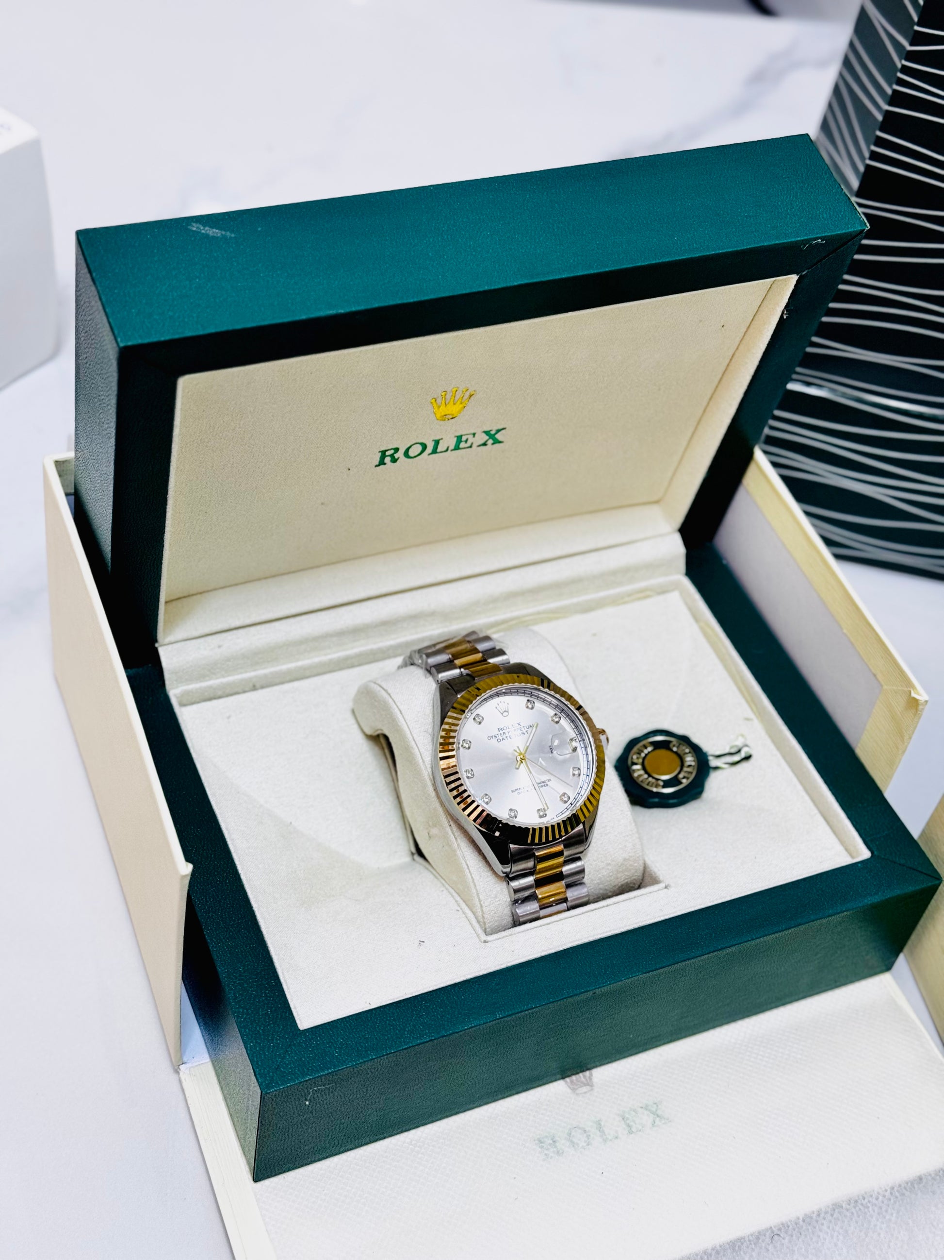 ROLEX DATE JUST CHAMPAGNE